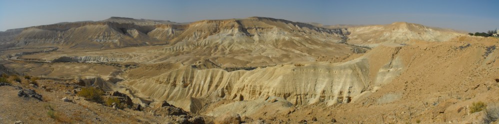 Sde Boker - widok na Dolinę Zin