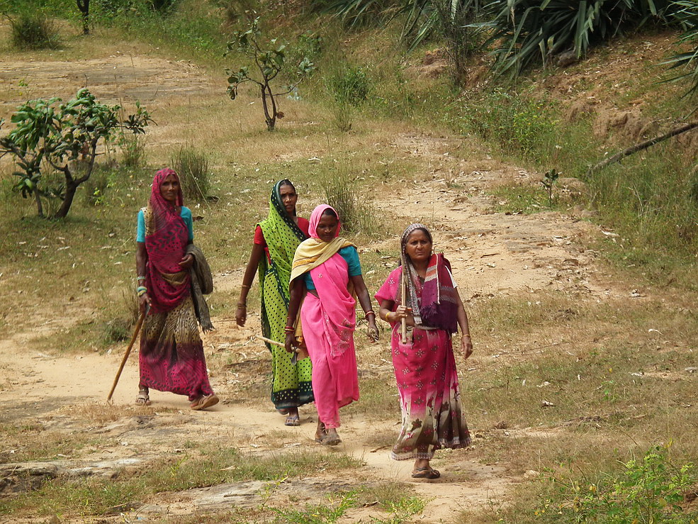 Typowo hinduskie kolory codzienne w stanie Madhya Pradesh