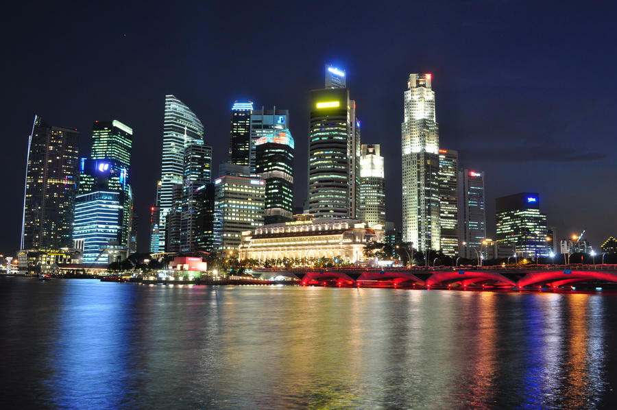 Marina Bay - finansowe centrum Singapuru