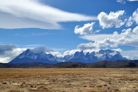 Masyw Torres del Paine. Nie wygląda na ponad 120 km chodzenia, prawda?